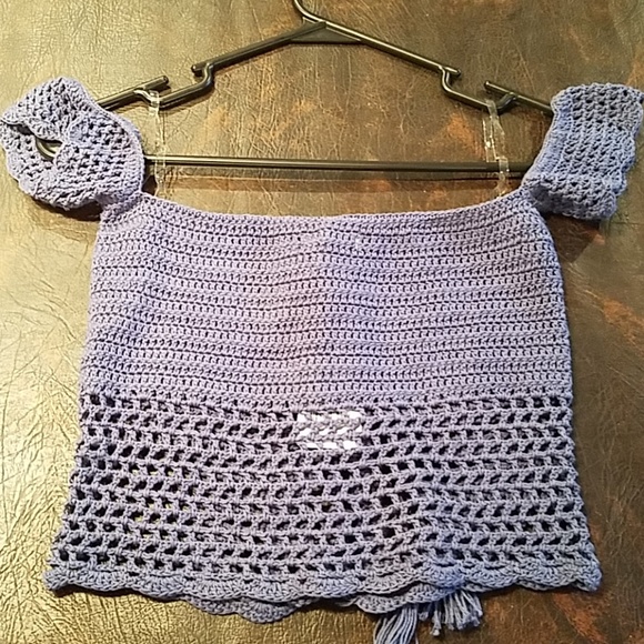 Knitted crop top - Picture 3 of 3